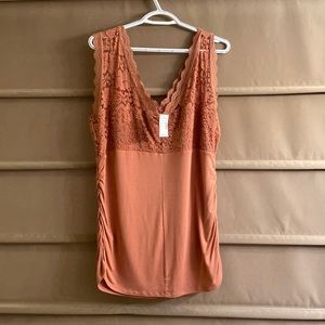 Deep V Sleeveless Top